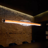 Lampadario LED Design Moderno Con Struttura Tubolare - clowasit.com